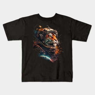 space tiger Kids T-Shirt